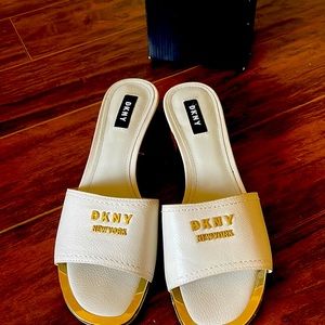 Cream mule - DKNY size 8